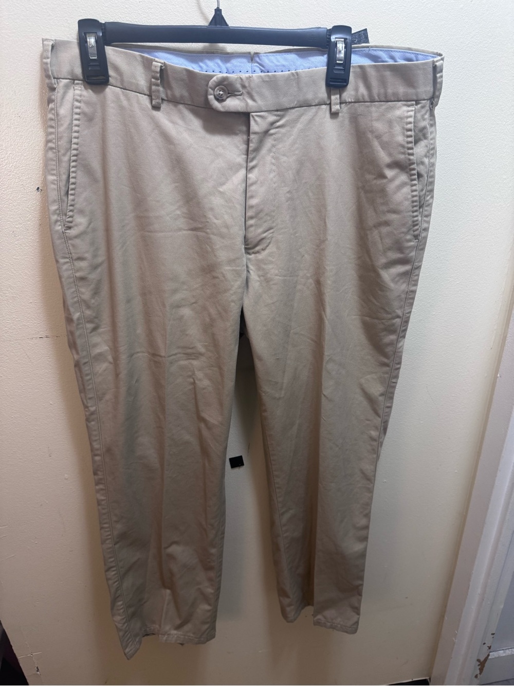 Peter Millar Men's Khaki Chino Pants - Light Tan size 35